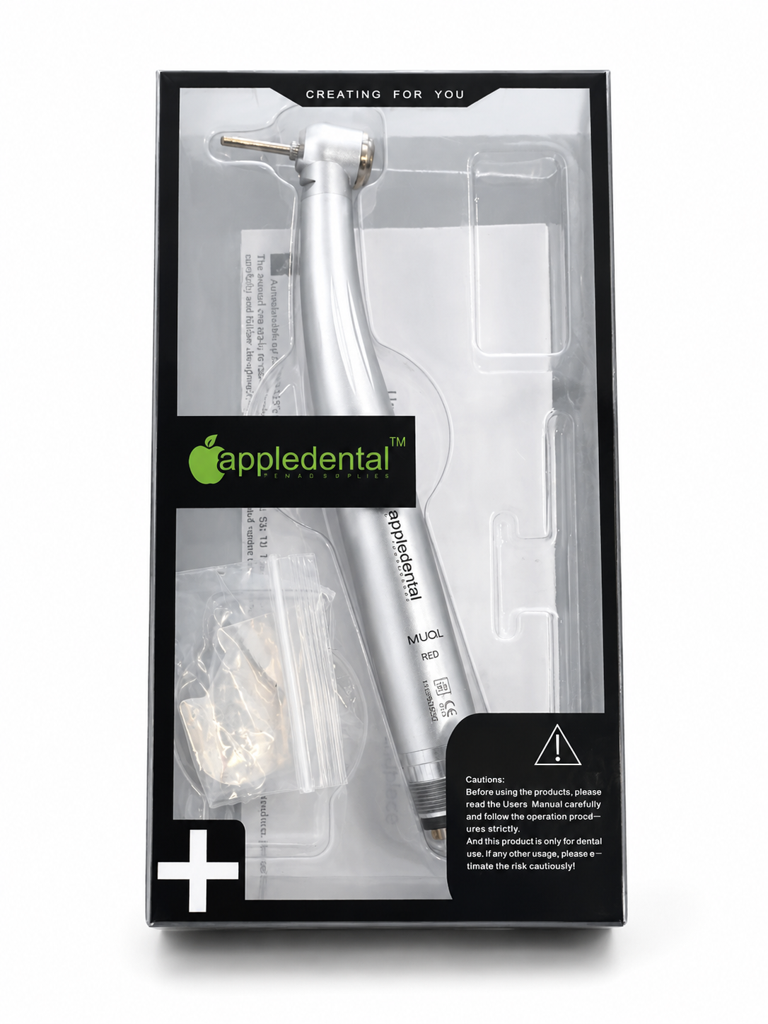 PIEZA DE ALTA MED LUX PUSH MULTIFLEX (4 VÍAS) - APPLE DENTAL