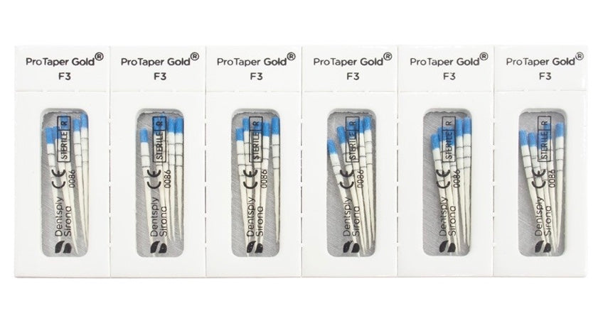 Puntas de Papel Pro Taper Gold Surtida C/ 180 Piezas