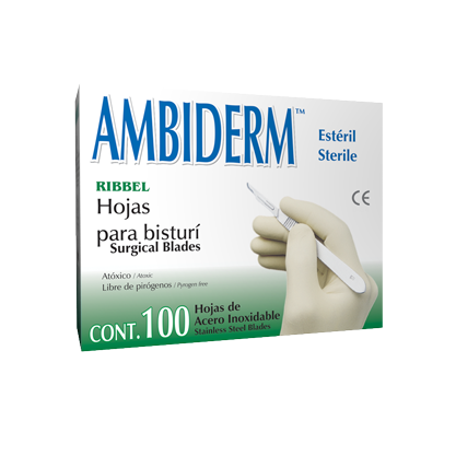 HOJA DE BISTURÍ NO.15 DE ACERO INOXIDABLE