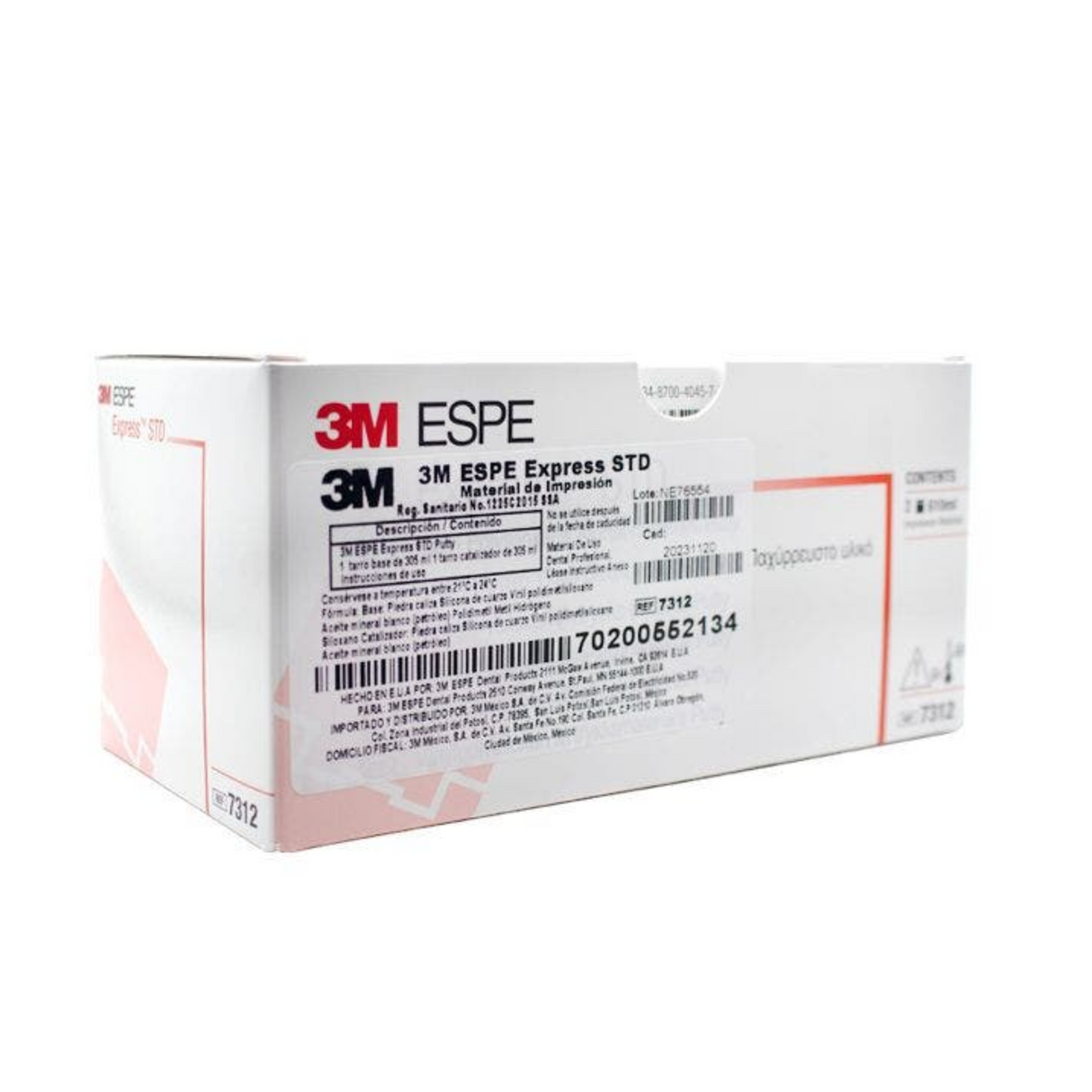 Express Hidrofílico Masilla 305 ml (2 Tarros) - 3m/Solvetum