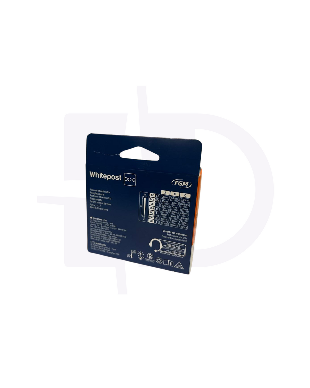 White Post DC E Refil 0.5 con Fresa - FGM