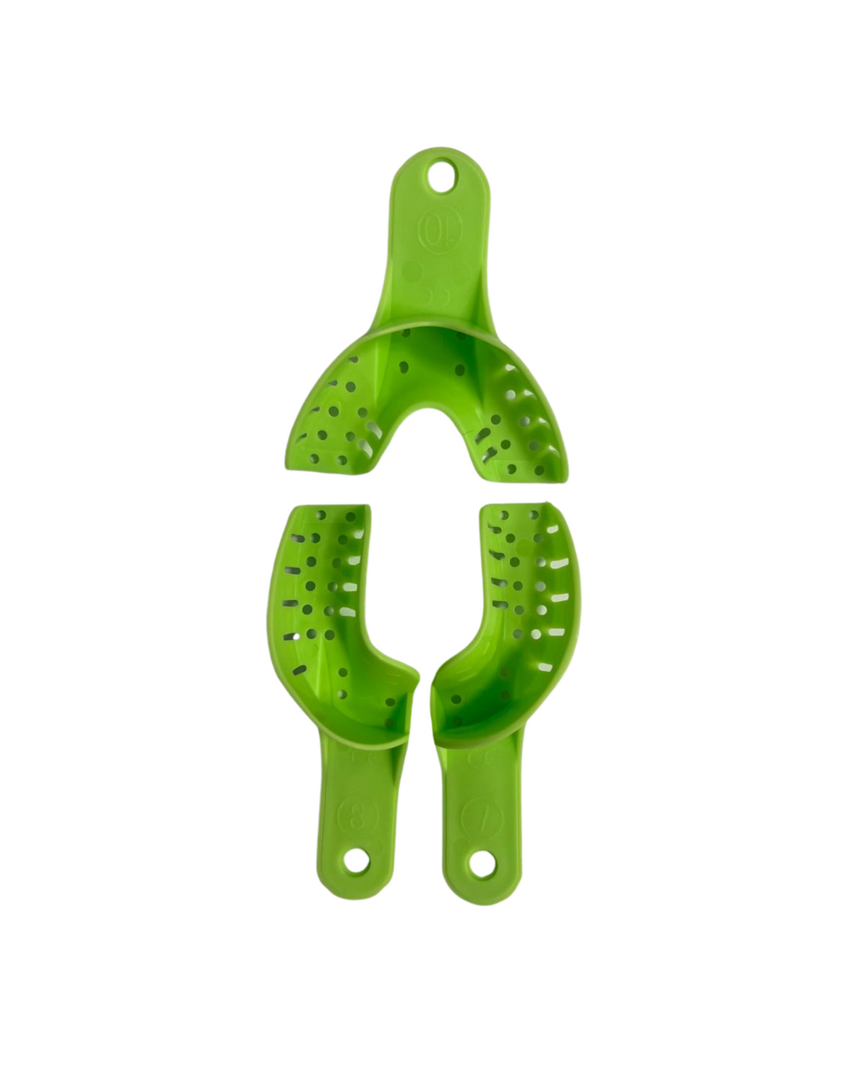 Cucharillas De Plastico Verde Con 10 Piezas - Cotisen