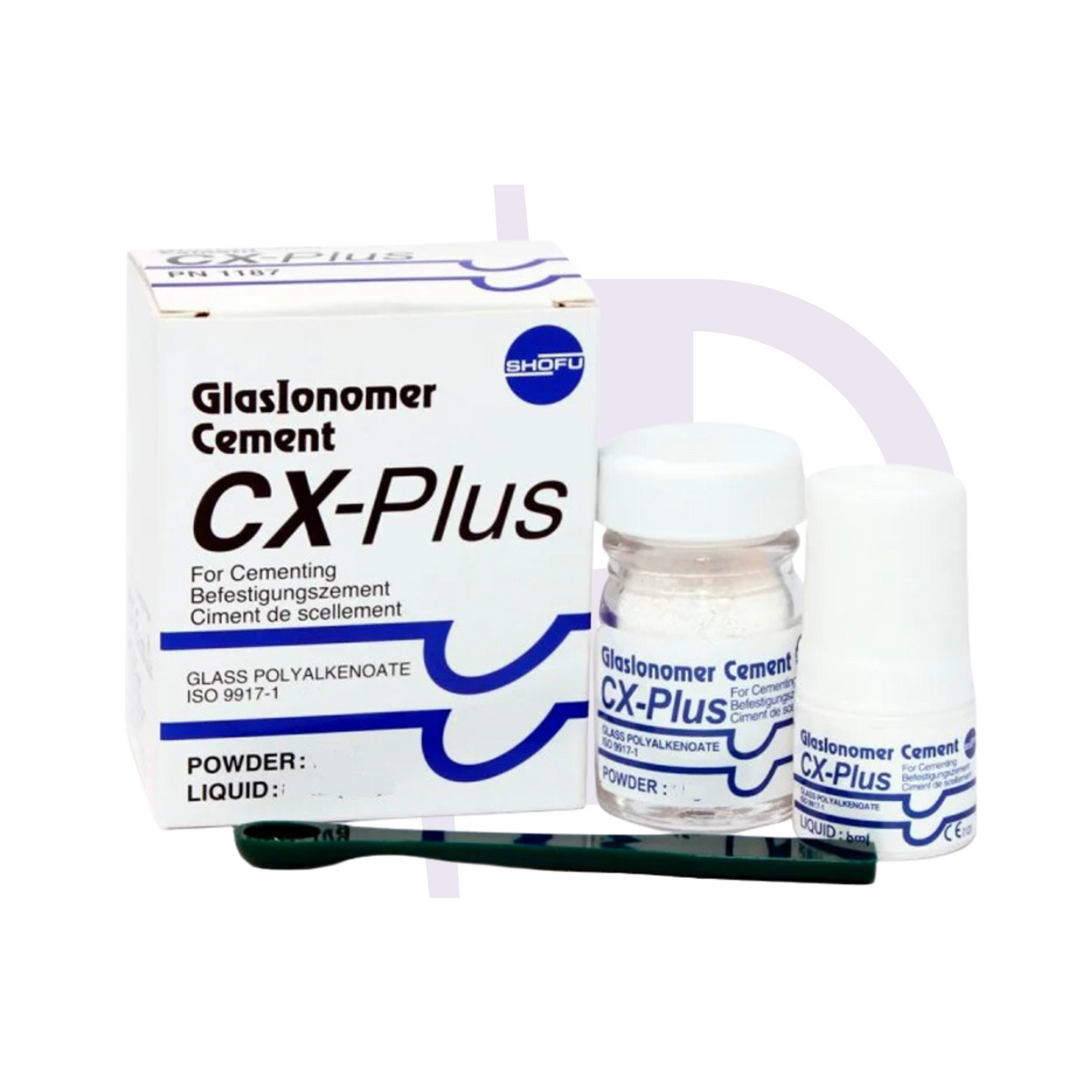CX PLUS 1-1 KIT 15g Ionomero de vidrio Para Cementación - SHOFU