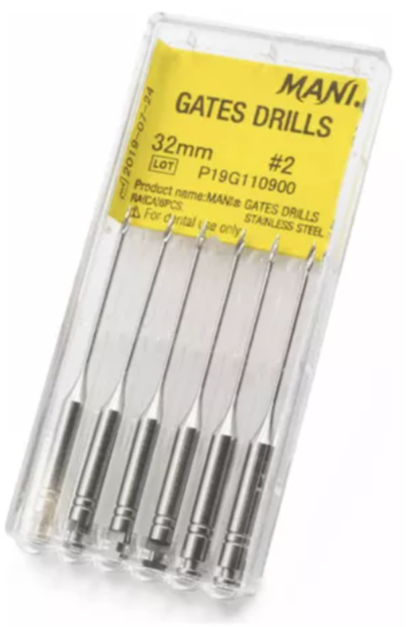 Fresa de Gates #2 Caja C/6 32mm