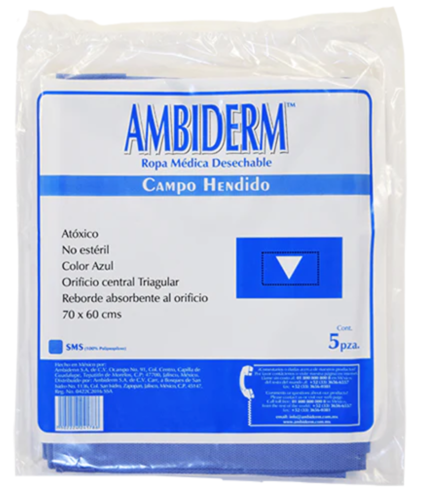 CAMPO HENDIDO SMS C/5 PIEZAS