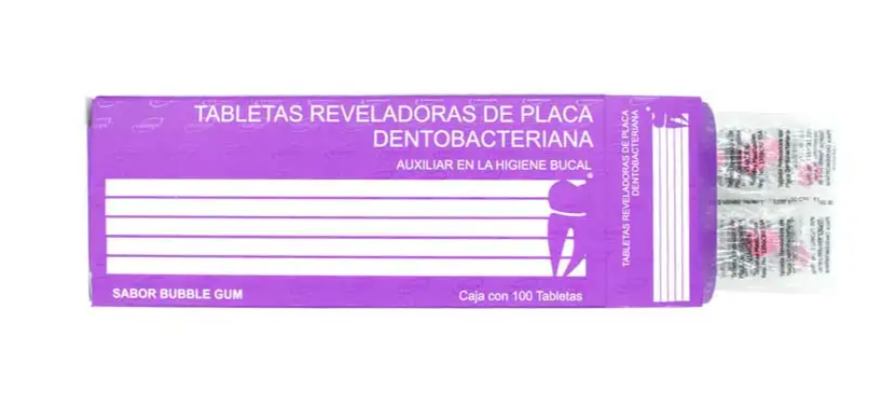 TABLETA REVELADORA CON 100 CON SABOR VIARDEN