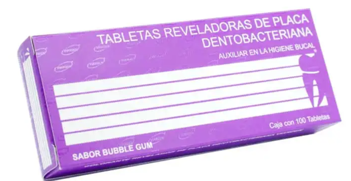 TABLETA REVELADORA CON 100 CON SABOR VIARDEN