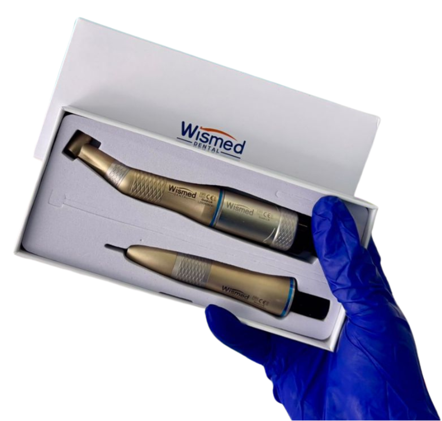 Gold L Pieza de Mano Baja Velocidad 2L + Contra Angulo Wismed