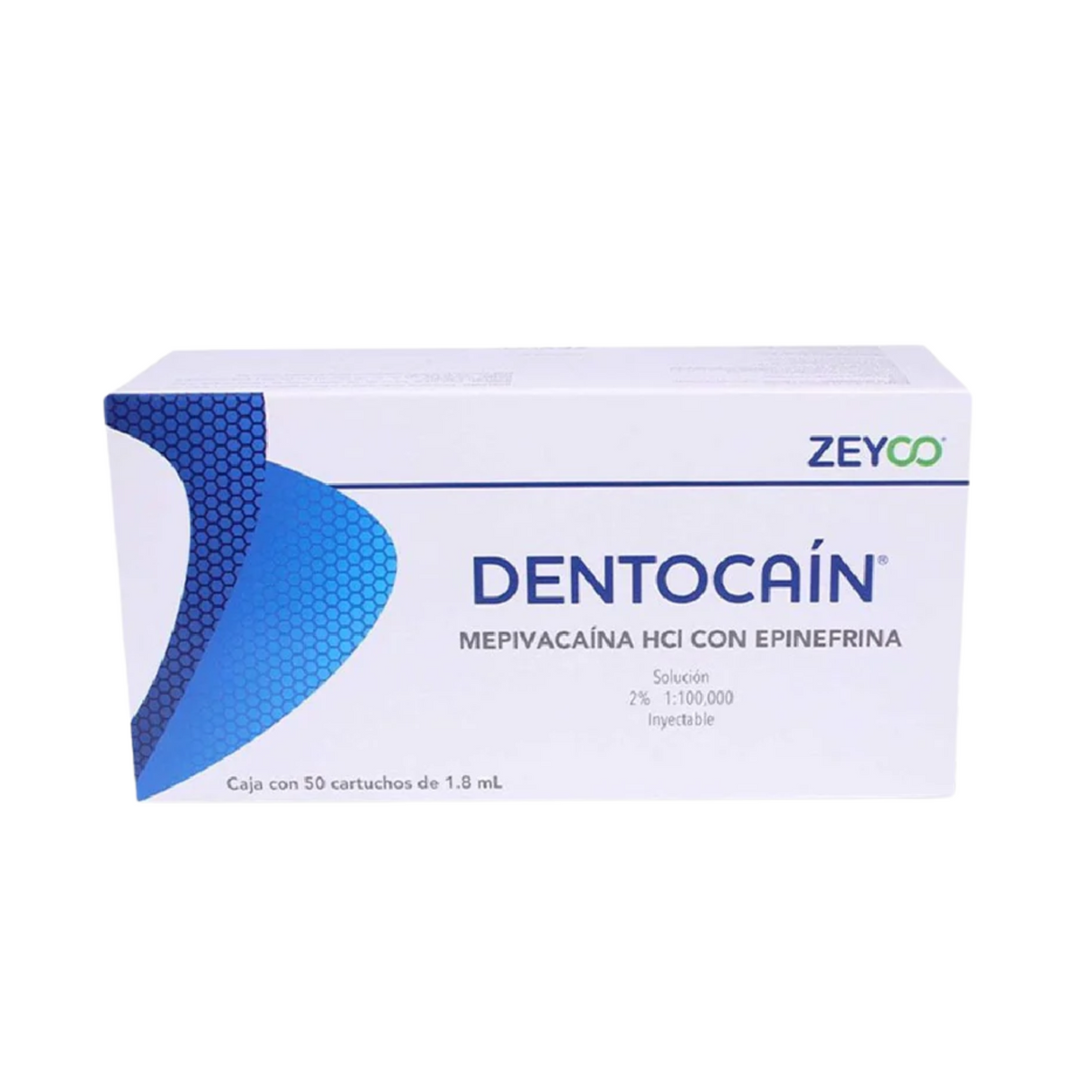 DENTOCAIN 2% ANESTESIA DE PLASTICO CON 50 CARTUCHOS