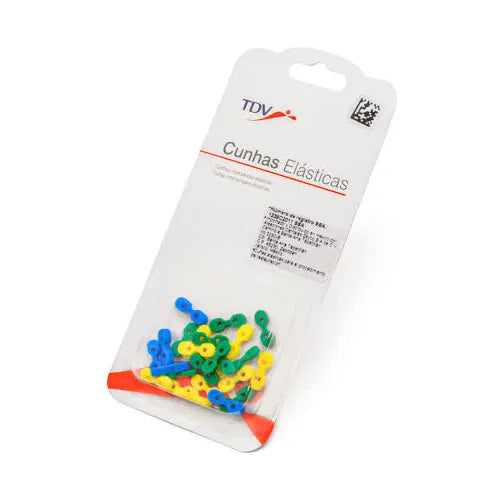CUÑAS ELÁSTICAS SURTIDAS CON 25 TDV (CH, M Y G)
