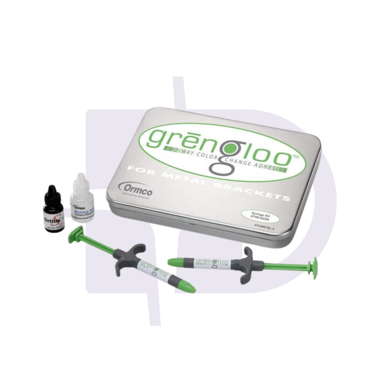 Syringe Kit - Grengloo Adhesivo para Brackets Metálicos - ORMCO