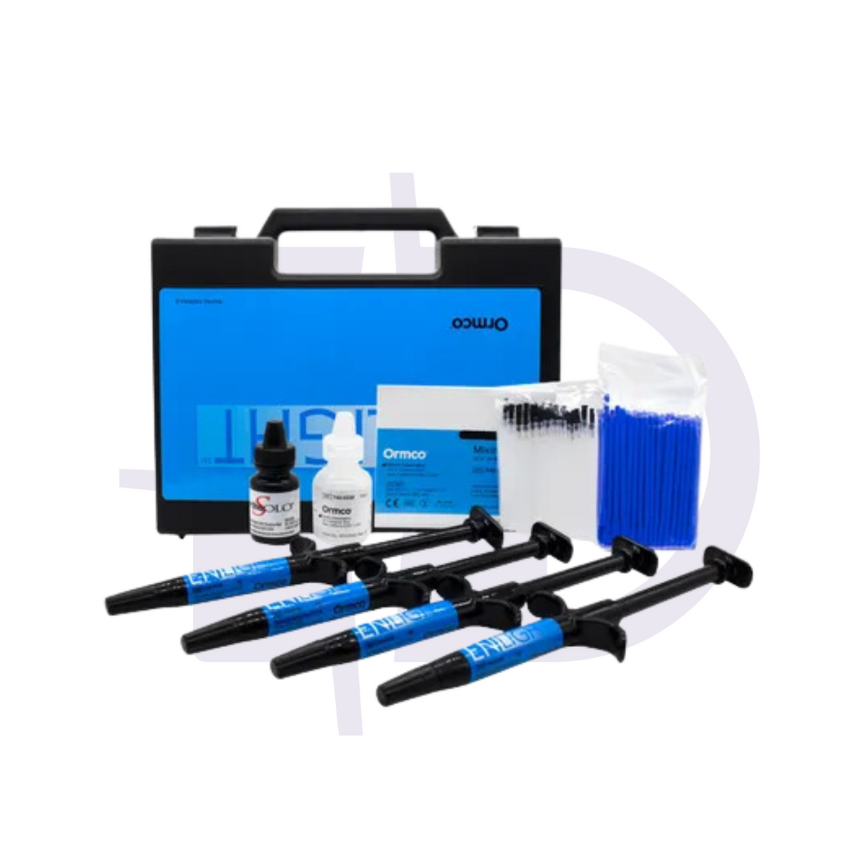 Kit de Ortodoncia Enlight - (4 Jeringas + 1 Adhesivo + 1 Acido Grabador) - ORMCO