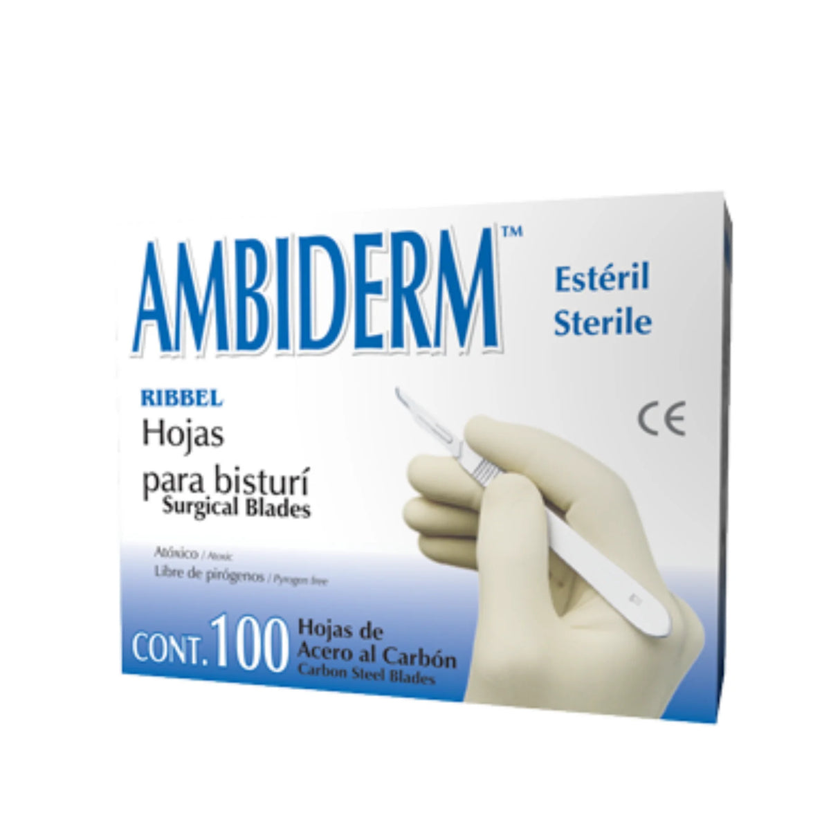 Hoja de Bisturí 15C Acero al Carbon - Ambiderm