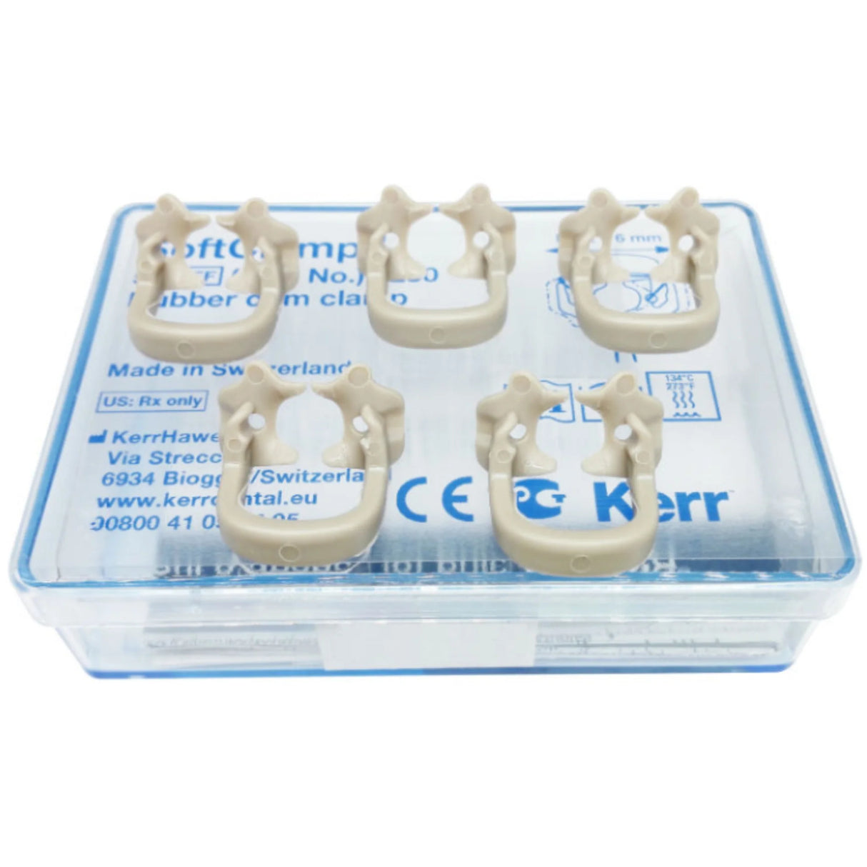 ESTUCHE DE GRAPAS DE PLÁSTICO ATRAUMÁTICAS CON 5