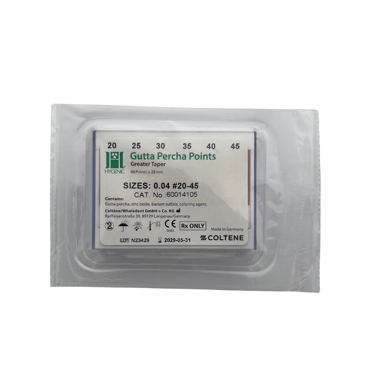 Punta de Gutta-Percha GT 0.4 - Coltene/Hygenic