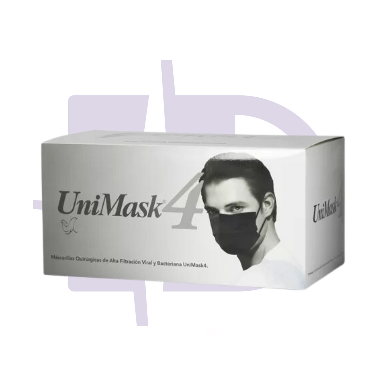 Cubreboca Unimask 4 Color Negro - Uniseal