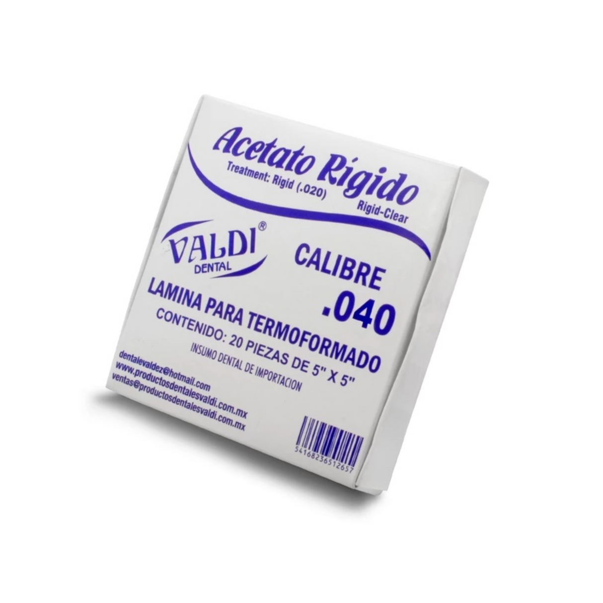 Acetato Rígido No. 40 Valdi
