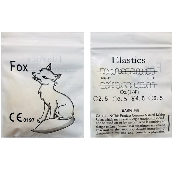 Ligas Intraorales Zoo Pack Elastics (5 Bolsas)