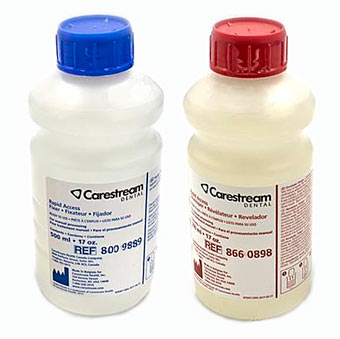 JUEGO DE LIQUIDOS REVELADORES CHICOS 500 ML - CARESTREAM