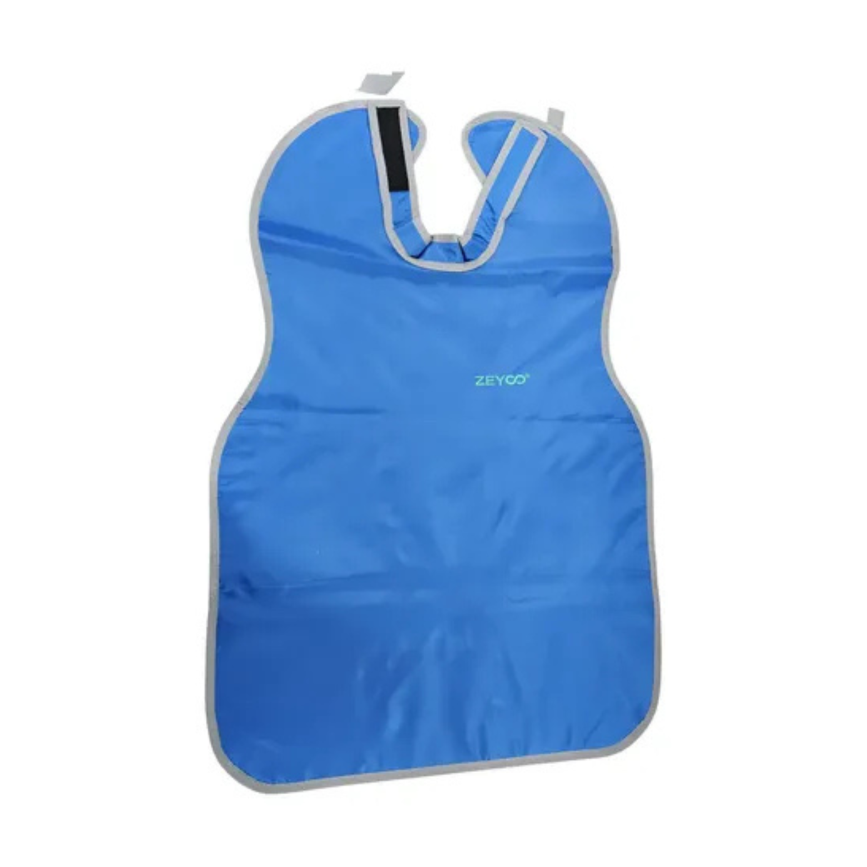 MANDIL DE PLOMO CON CUELLO 0.3MM AZUL PIEZA