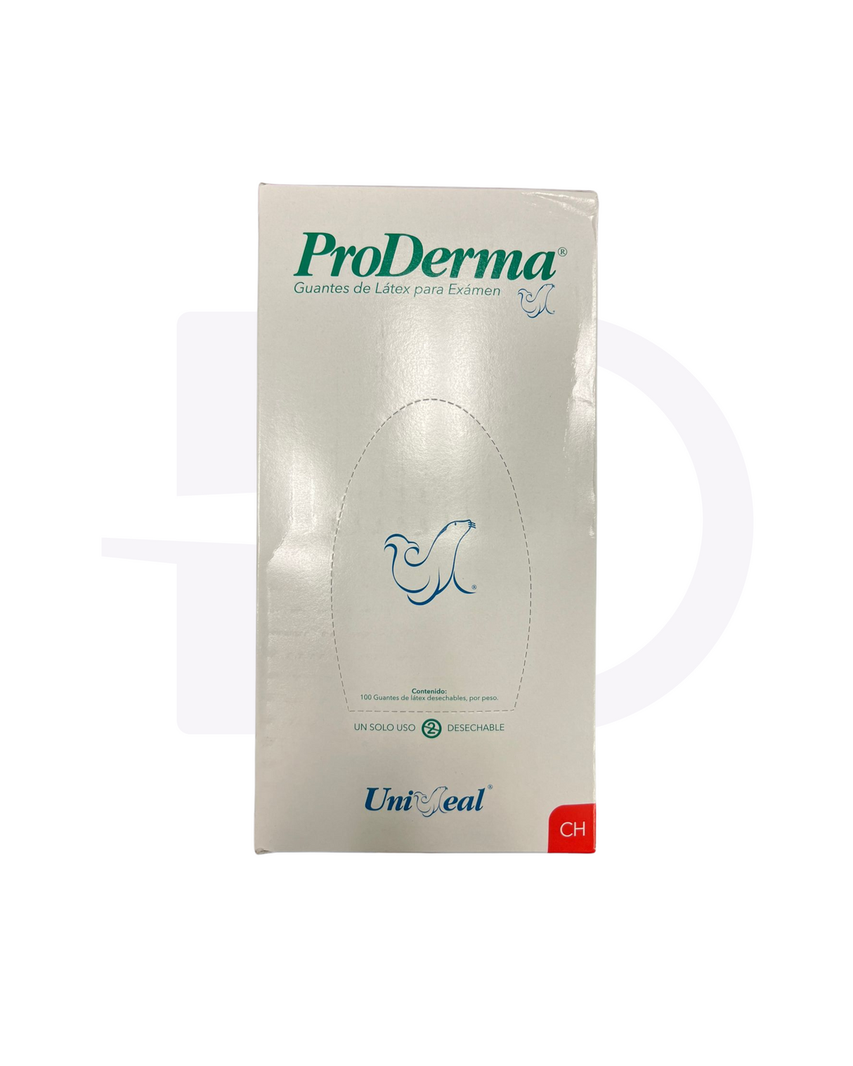 Guantes Proderma de Látex Bajo en Polvo - 100 piezas por Caja