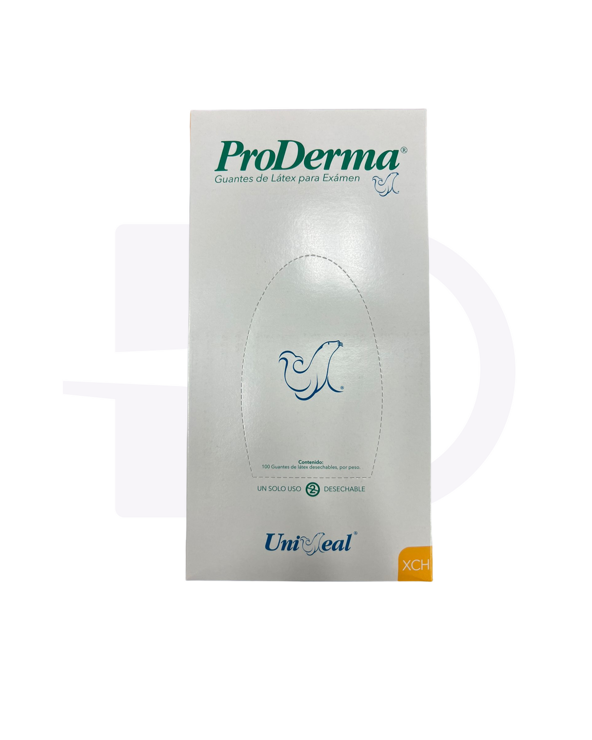 Guantes Proderma de Látex Bajo en Polvo - 100 piezas por Caja