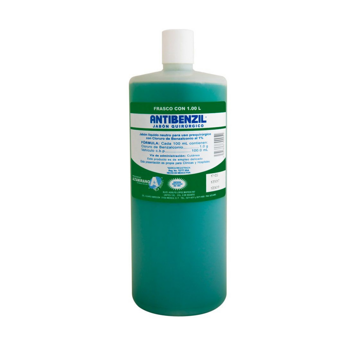 Antibenzil Jabón Quirúrgico – 1 L