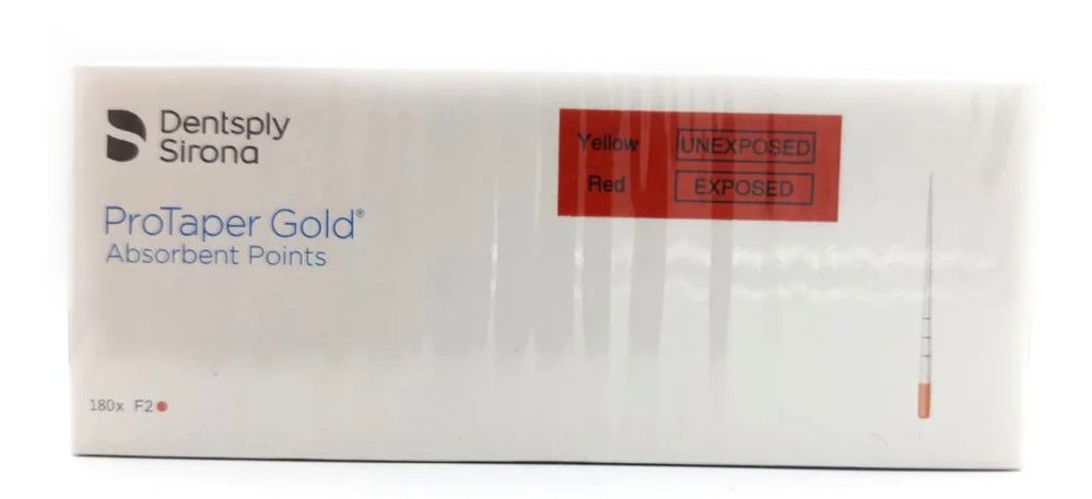 Puntas de Papel Pro Taper Gold Surtida C/ 180 Piezas