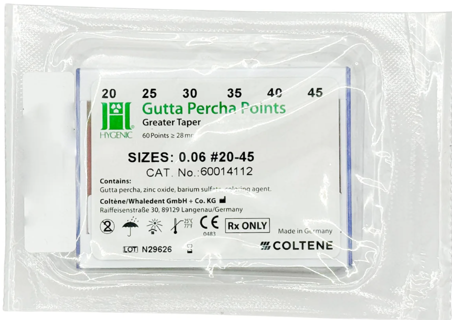 Punta de Gutta-Percha GT 0.6 - Hygenic/Coltene