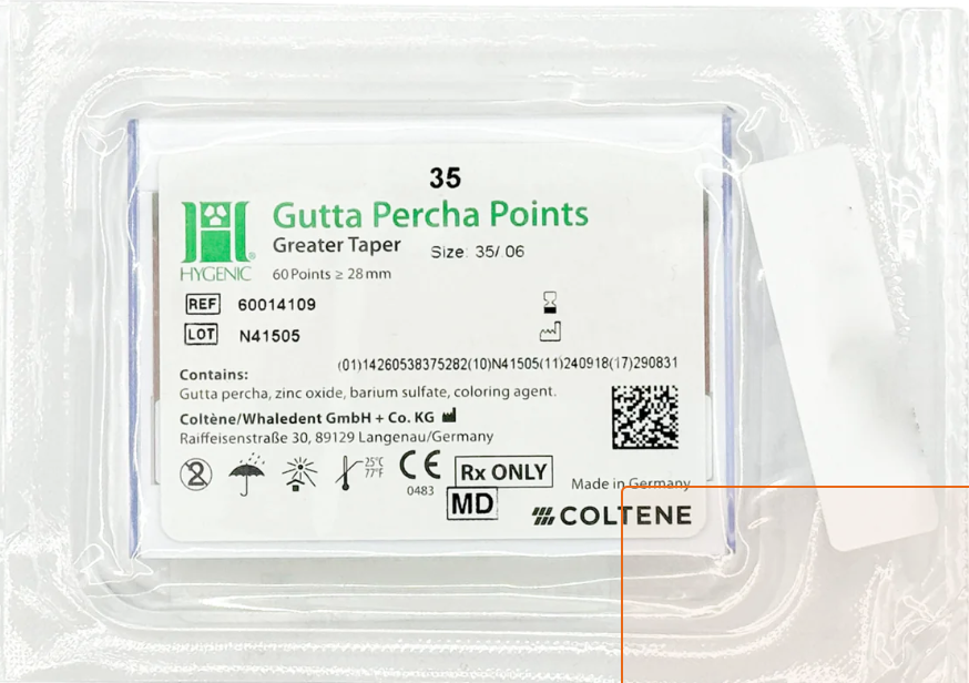 Punta de Gutta-Percha GT 0.6 - Hygenic/Coltene