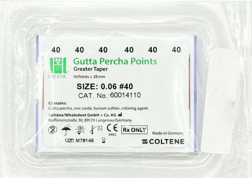 Punta de Gutta-Percha GT 0.6 - Hygenic/Coltene