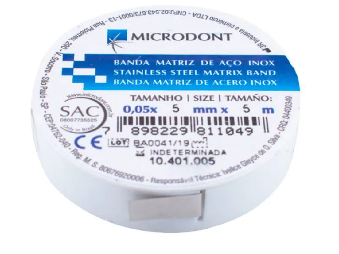BANDA MATRIZ ROLLO 5 M. .05 X 5 MM.