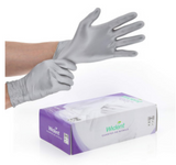 GUANTES WIDENT NITRILO PLATEADO METÁLICO
