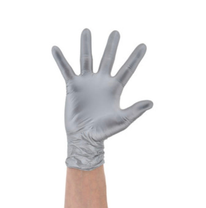 GUANTES WIDENT NITRILO PLATEADO METÁLICO