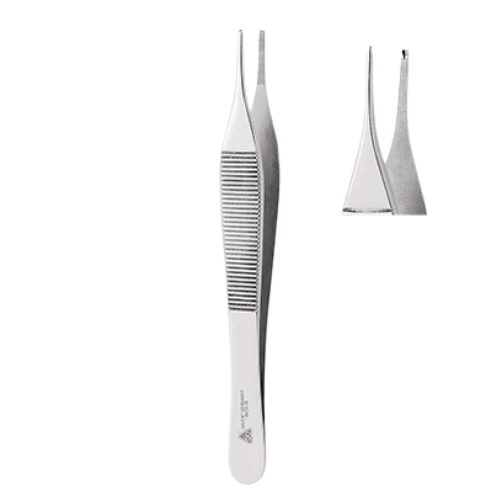 PINZA DISECCION ADSON S/ MUESCA 12CM - 6B INVENT