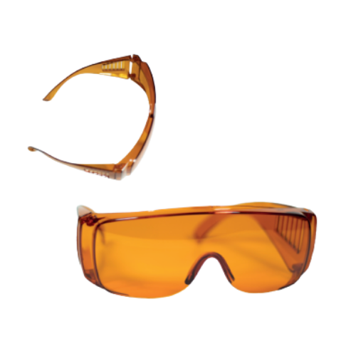 LENTES NARANJA DE SEGURIDAD ULTRAVIOLETA - ORTHO PREMIUM