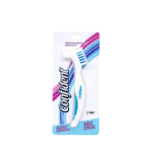 CEPILLO PARA PLACAS DENTALES CONFIDENT 1 PIEZA