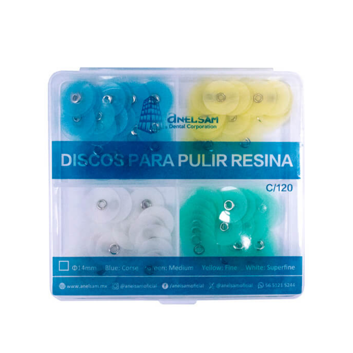 KIT DE PULIDO SISTEMA TIPO SOFLEX C/120 ANELSAM