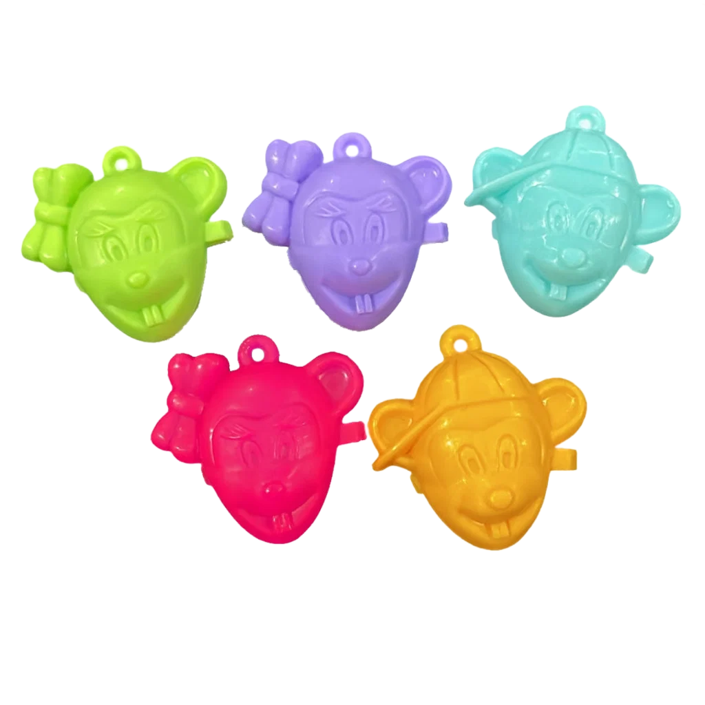RATONES FORMA DE CARITAS BOLSA CON 50 PIEZAS - BAKEL